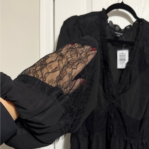 Torrid Black Lace Blouse - Picture 8 of 10